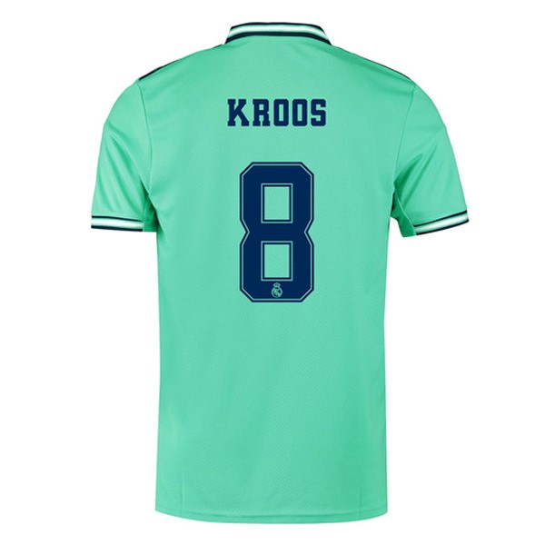 Camiseta Real Madrid NO.8 Kroos 3ª 2019/20 Verde